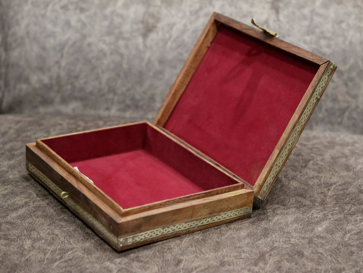 Elara Glass Panel Jewellery Box — view 3