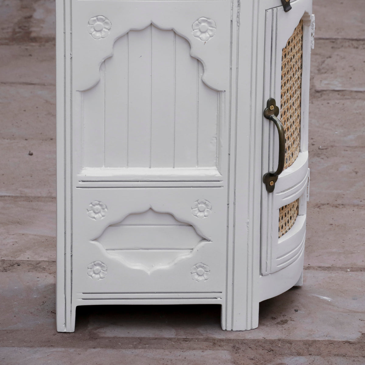 Giselle White Storage Cabinet — view 2
