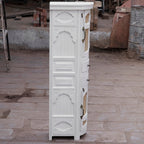 Giselle White Storage Cabinet — view 3