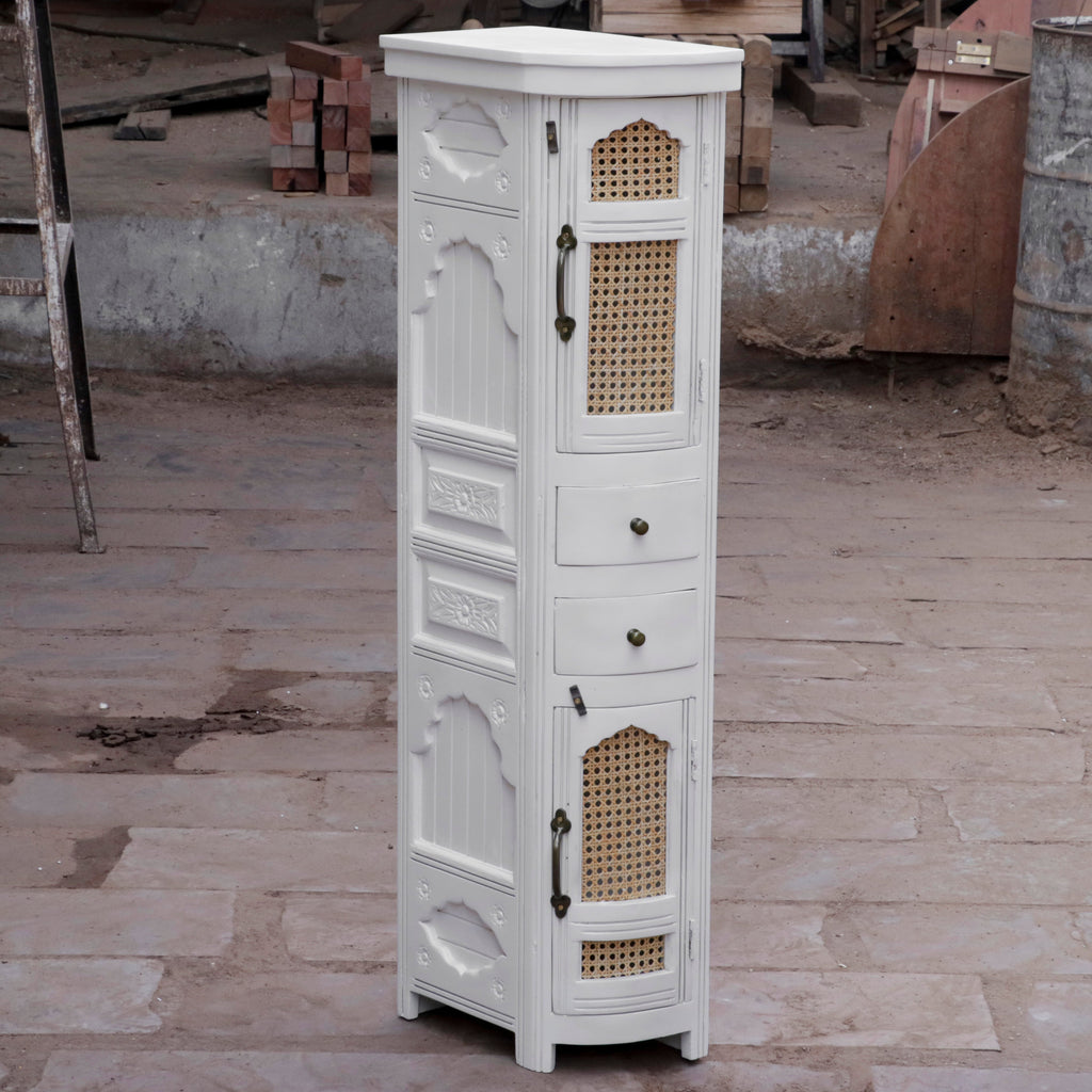 Giselle White Storage Cabinet — view 4