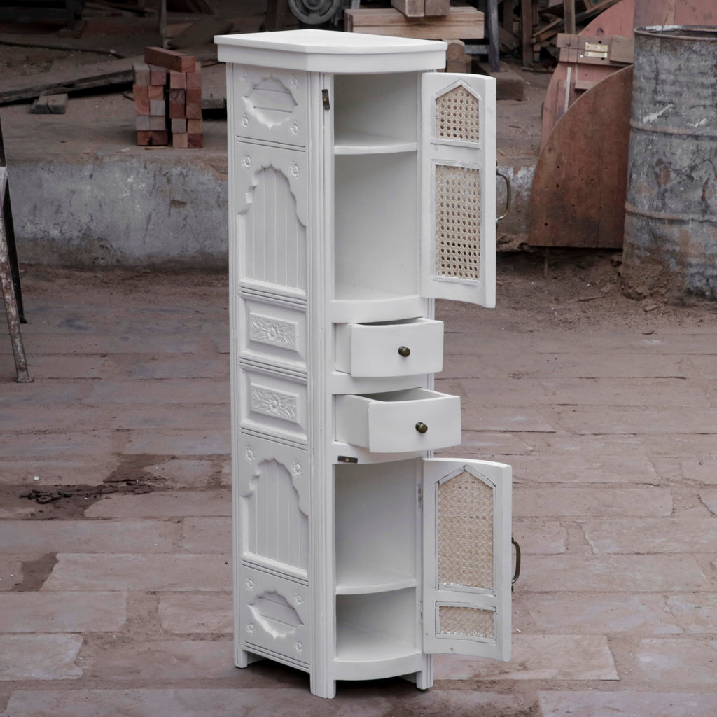 Giselle White Storage Cabinet — view 1