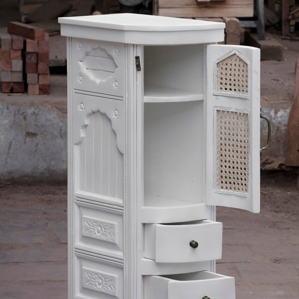 Giselle White Storage Cabinet — view 7