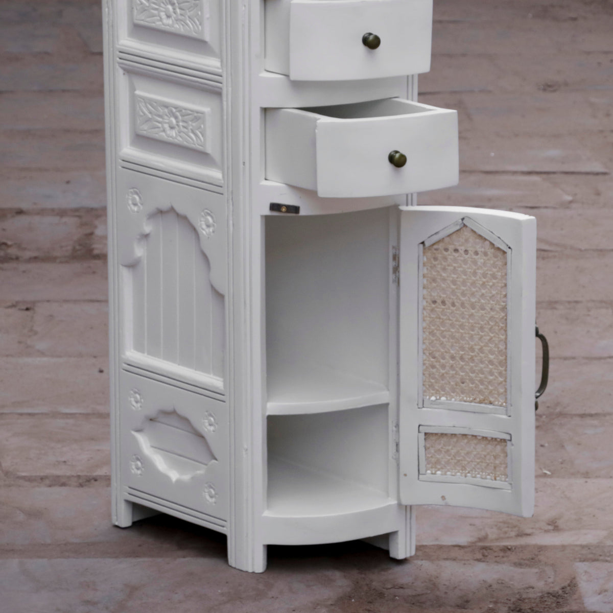 Giselle White Storage Cabinet — view 8