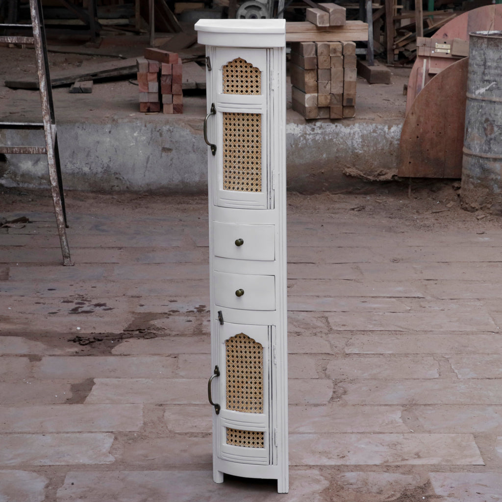Giselle White Storage Cabinet — view 9