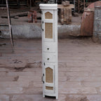 Giselle White Storage Cabinet — view 9