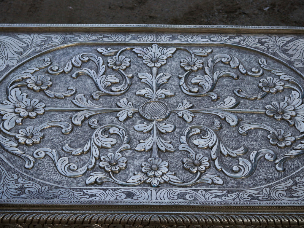 Hazel Carved White Coffee Table — view 15