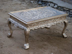 Hazel Carved White Coffee Table — view 13