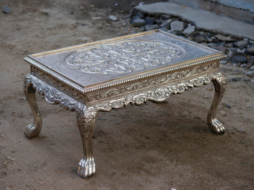 Hazel Carved White Coffee Table — view 16