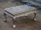Hazel Carved White Coffee Table — view 16