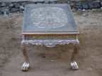Hazel Carved White Coffee Table — view 9