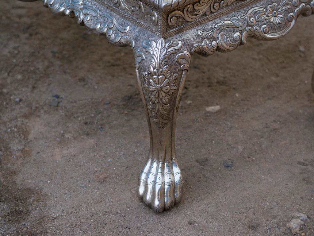 Hazel Carved White Coffee Table — view 7
