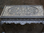 Hazel Carved White Coffee Table — view 6