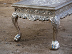 Hazel Carved White Coffee Table — view 3