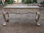 Hazel Carved White Coffee Table — view 2