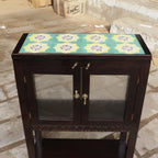 Aurelia Floral Tiled Accent Table — view 4