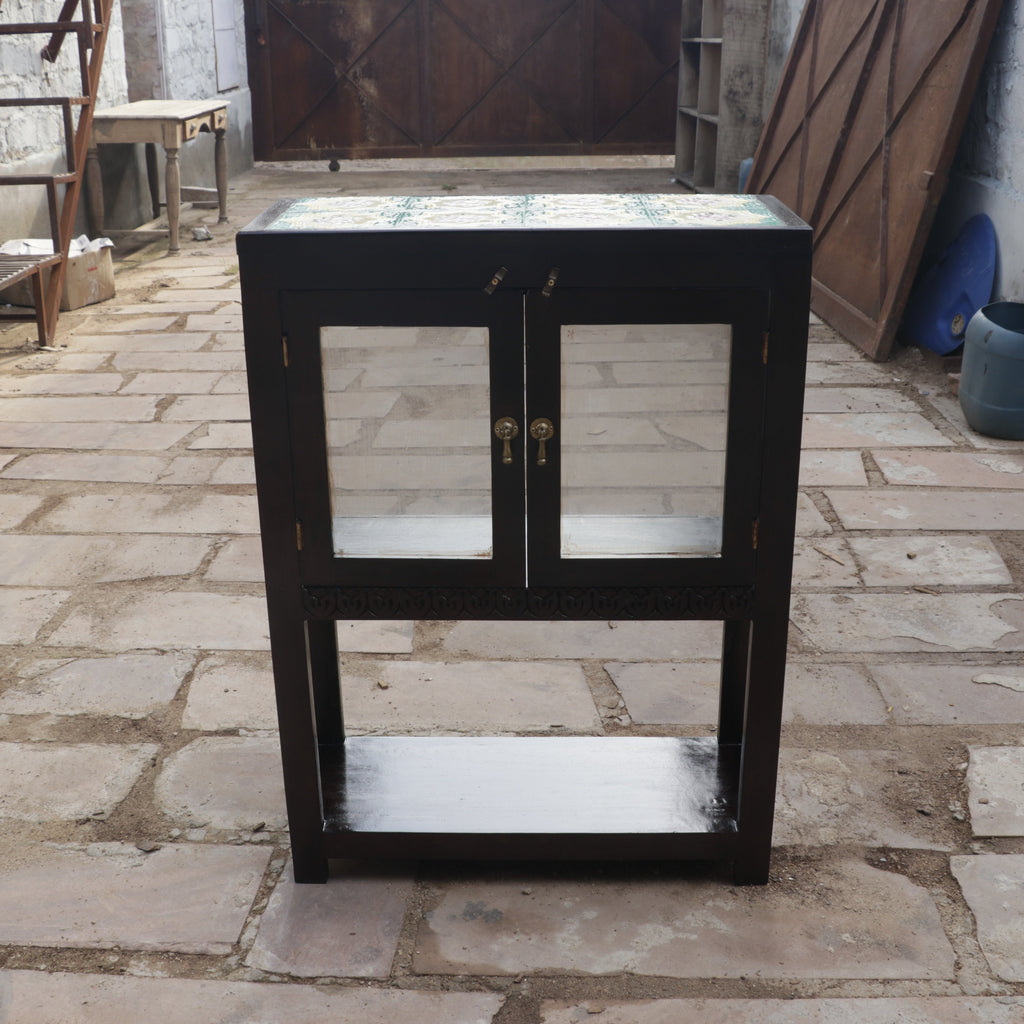Aurelia Floral Tiled Accent Table — view 6
