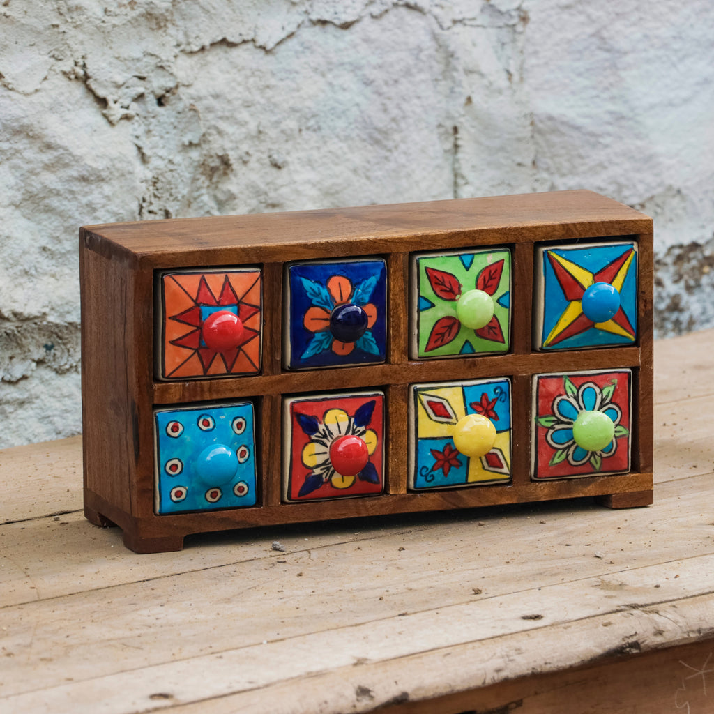 Fiore 8 Drawer Ceramic Chest - product image 2