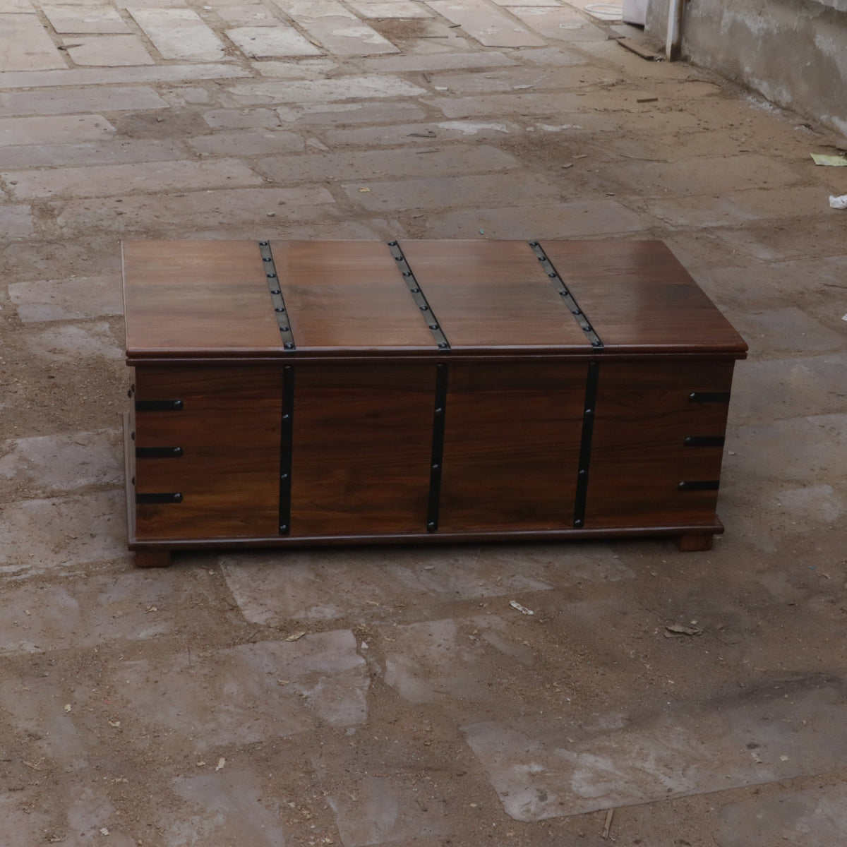 Aveline Solid Wood Storage Box — view 3