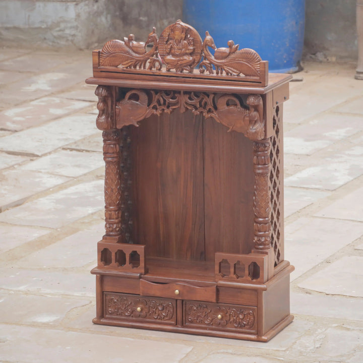 Teak Traditional Carved Temple