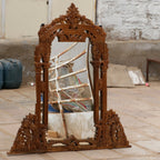 Lumi Carved Wall Mirror — view 2