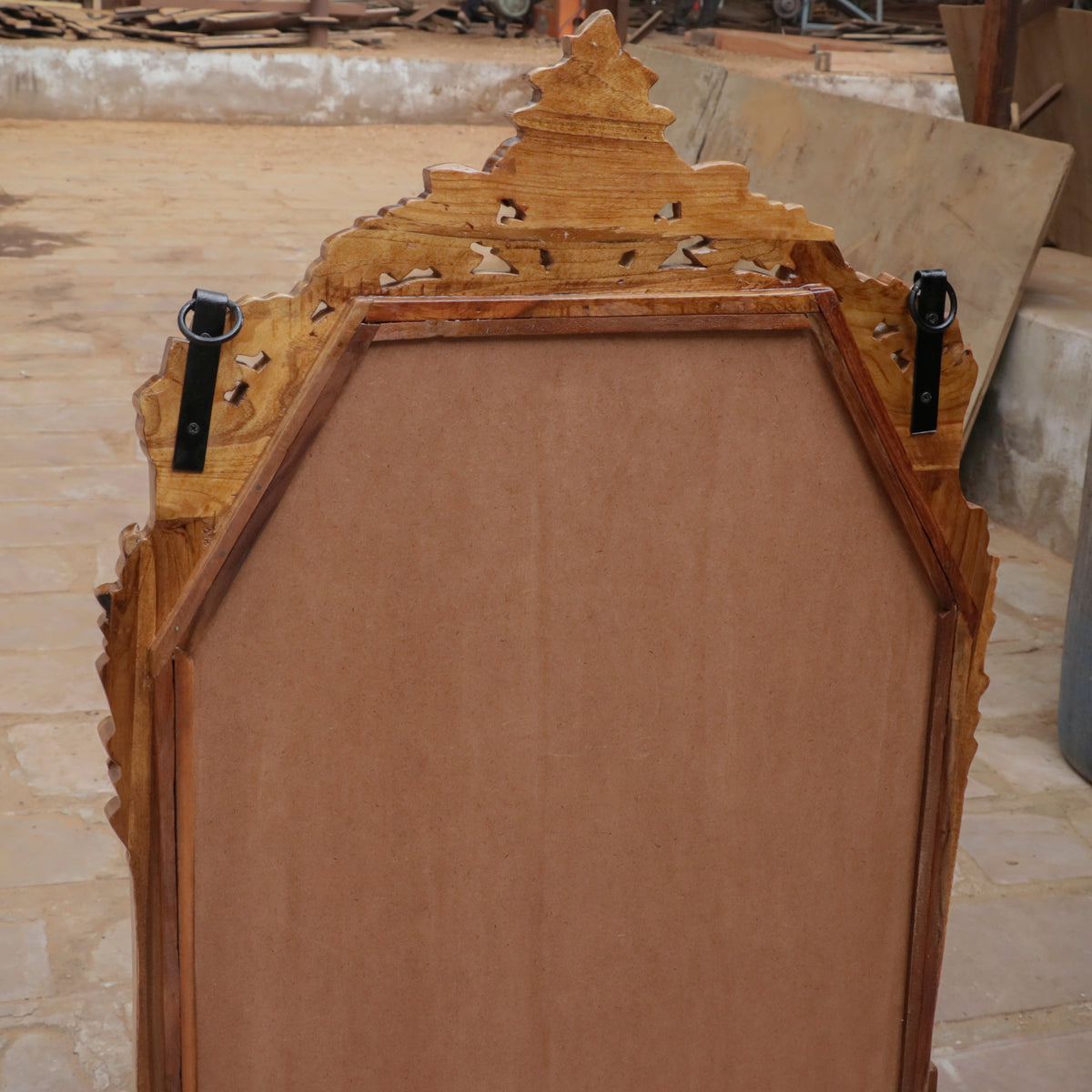 Lumi Carved Wall Mirror — view 6