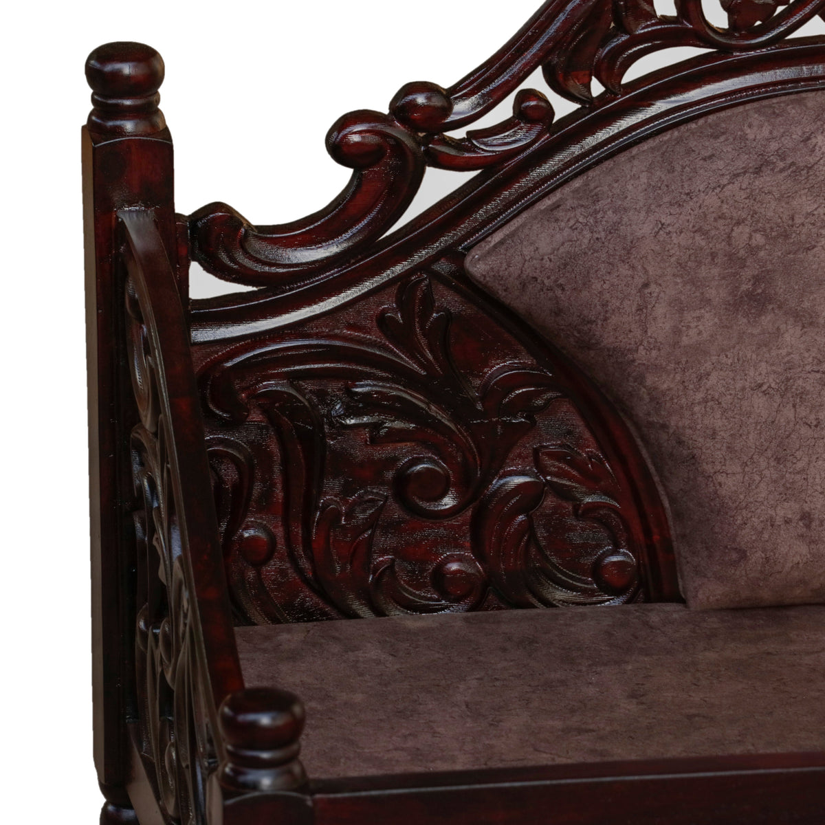 Talia Carved Hanging Swing — view 5