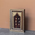 Calista Brass Detail Arched Wall Panel — view 1