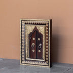 Calista Brass Detail Arched Wall Panel — view 1