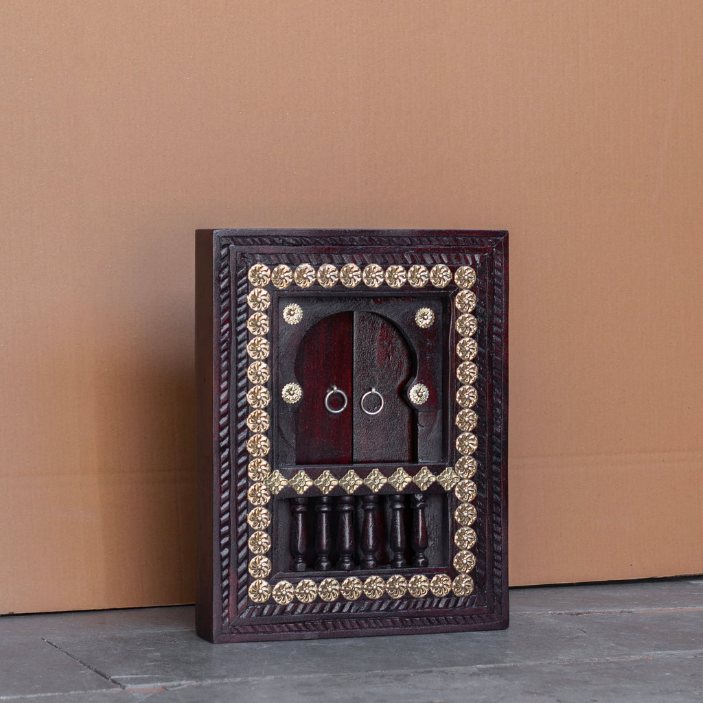 Aveline Brass Detail Panelled Wall Panel — view 2