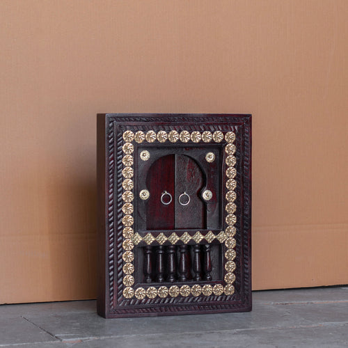 Aveline Brass Detail Panelled Wall Panel — view 2