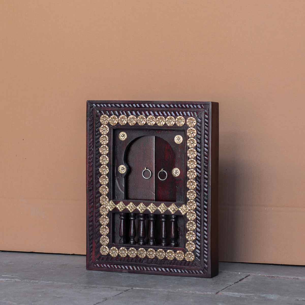 Aveline Brass Detail Panelled Wall Panel — view 3