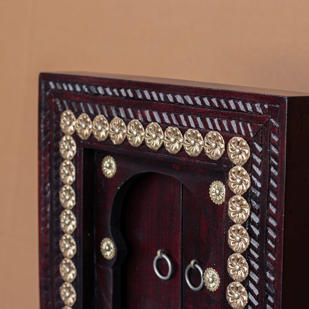 Aveline Brass Detail Panelled Wall Panel — view 4