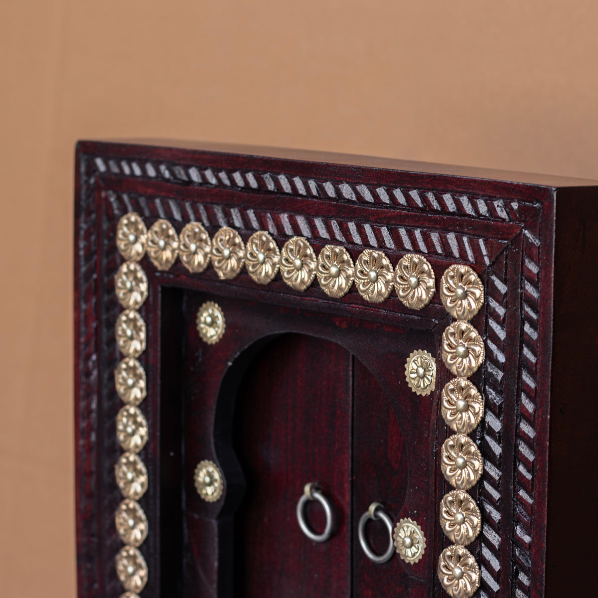 Aveline Brass Detail Panelled Wall Panel — view 4