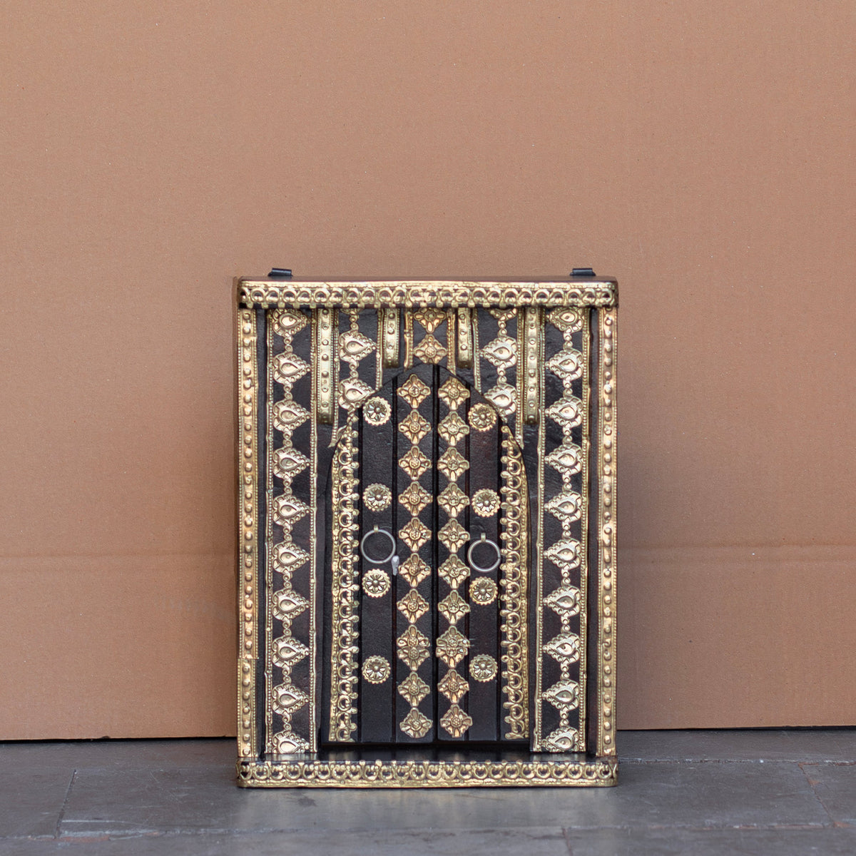 Arlo Geometric Brass Detail Wall Panel — view 5