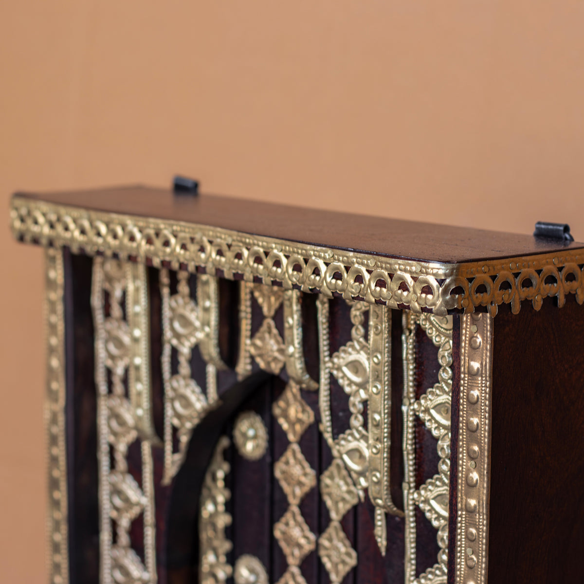 Arlo Geometric Brass Detail Wall Panel — view 3