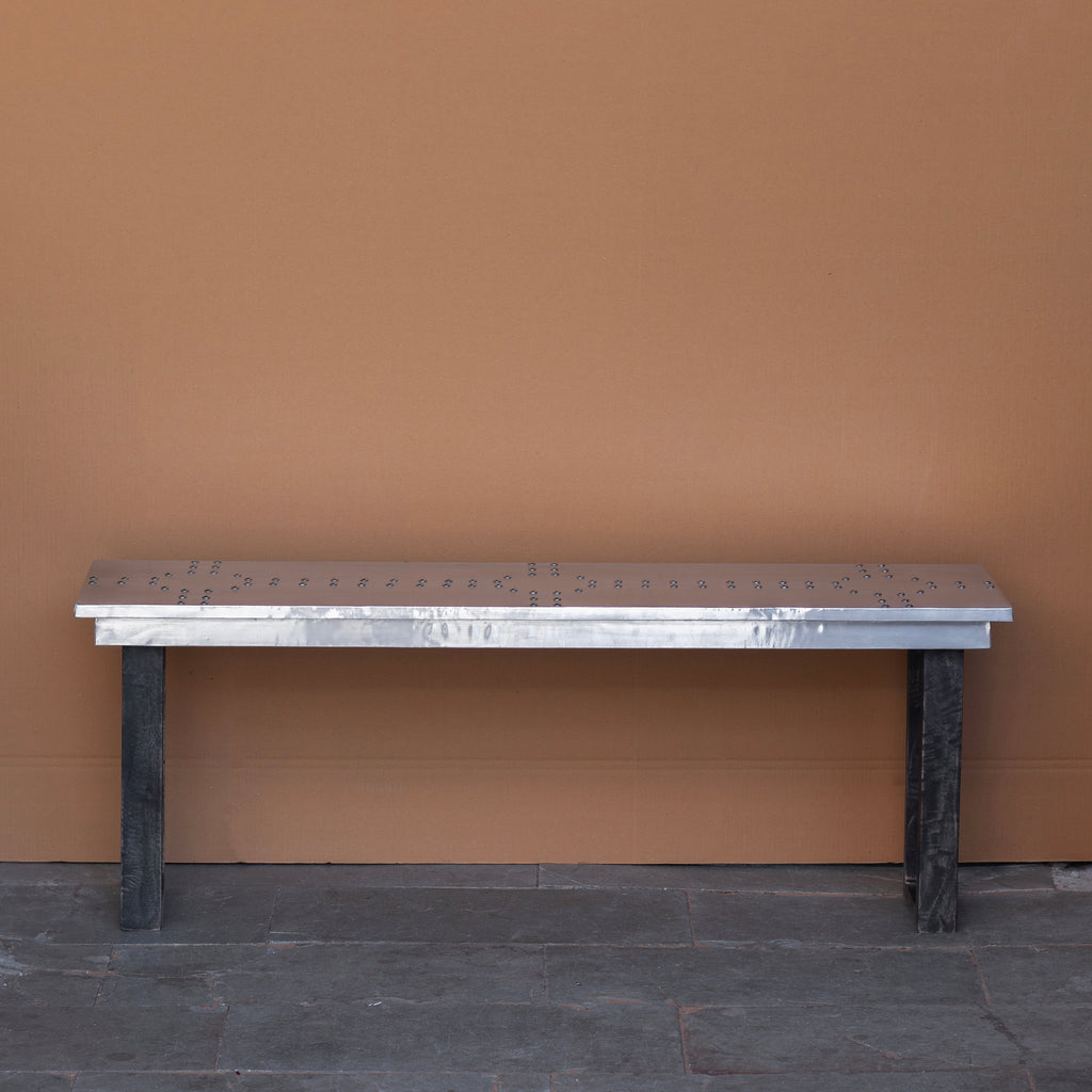 Aveline Industrial Console Table — view 2