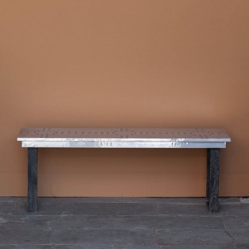 Aveline Industrial Console Table — view 2