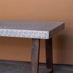 Arden Geometric Inlay Dining Table — view 3