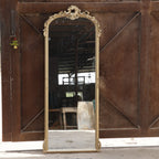 Lyra Carved Vintage Wall Mirror — view 1