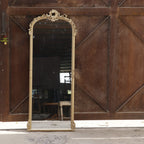 Lyra Carved Vintage Wall Mirror — view 2