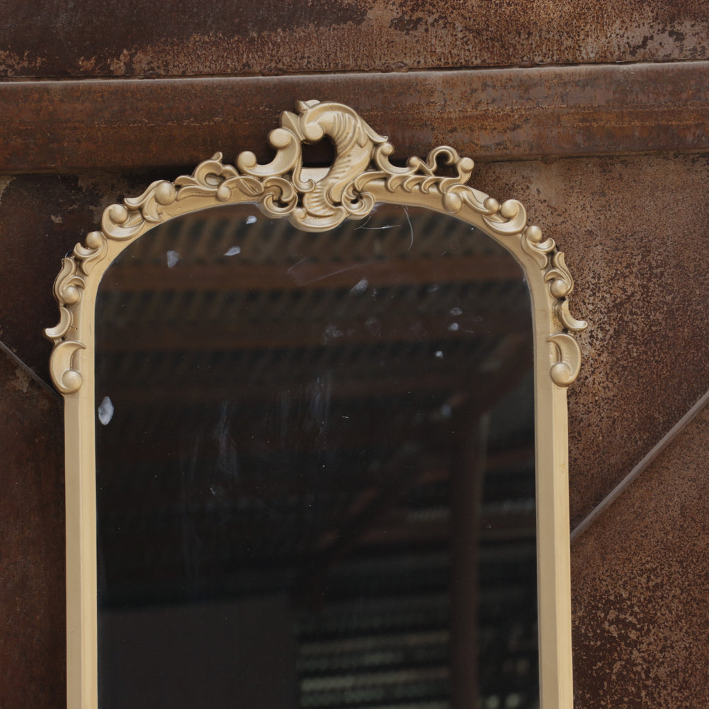 Lyra Carved Vintage Wall Mirror — view 3