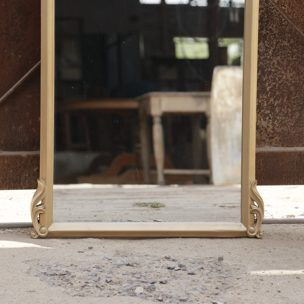 Lyra Carved Vintage Wall Mirror — view 4