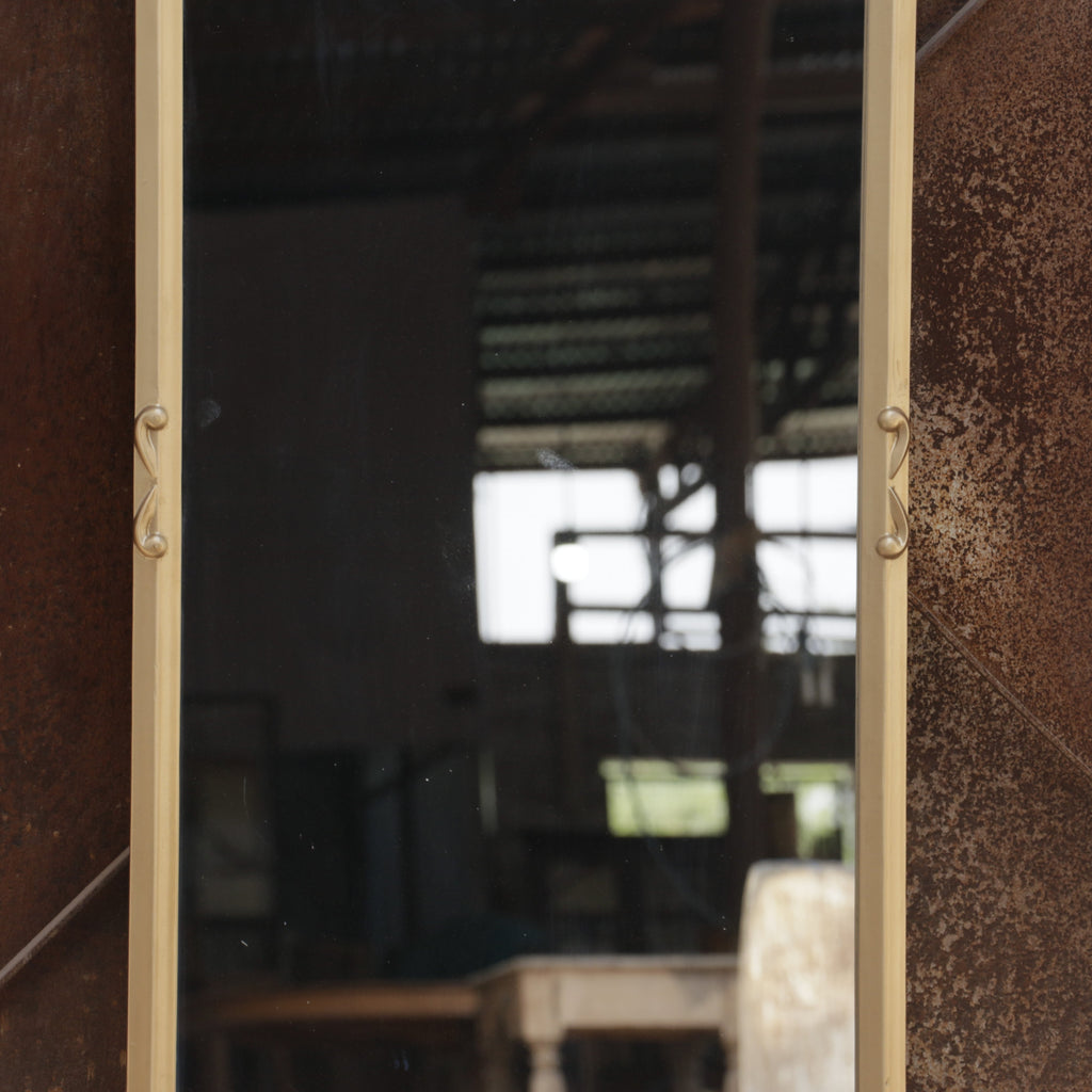 Lyra Carved Vintage Wall Mirror — view 5