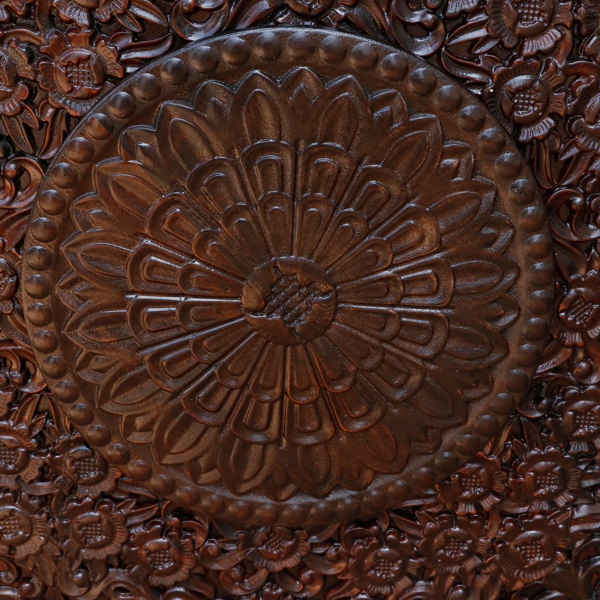 Hazel Floral Carved Wall Panel — view 4