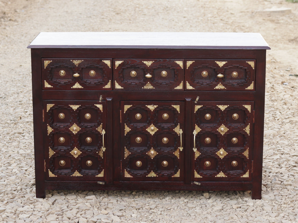 Iona Solid Wood Storage Cabinet — view 1