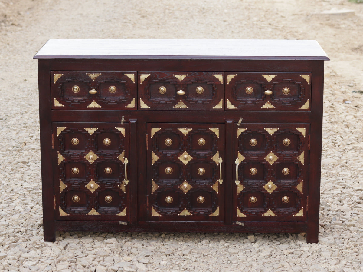 Iona Solid Wood Storage Cabinet — view 1