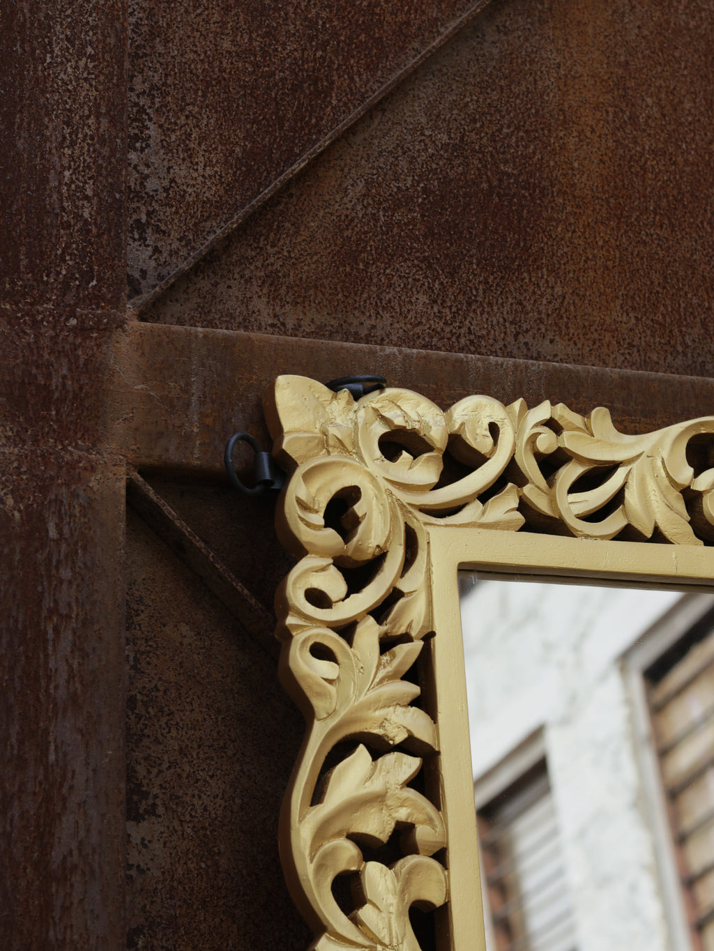 Jora Carved Wall Mirror — view 3