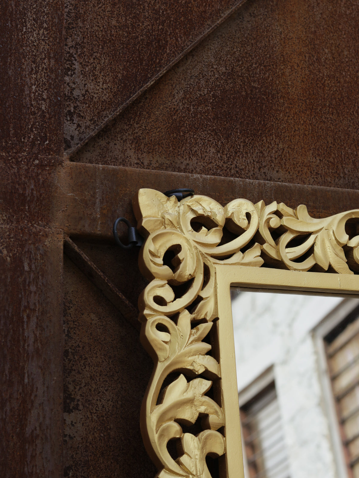 Jora Carved Wall Mirror — view 3