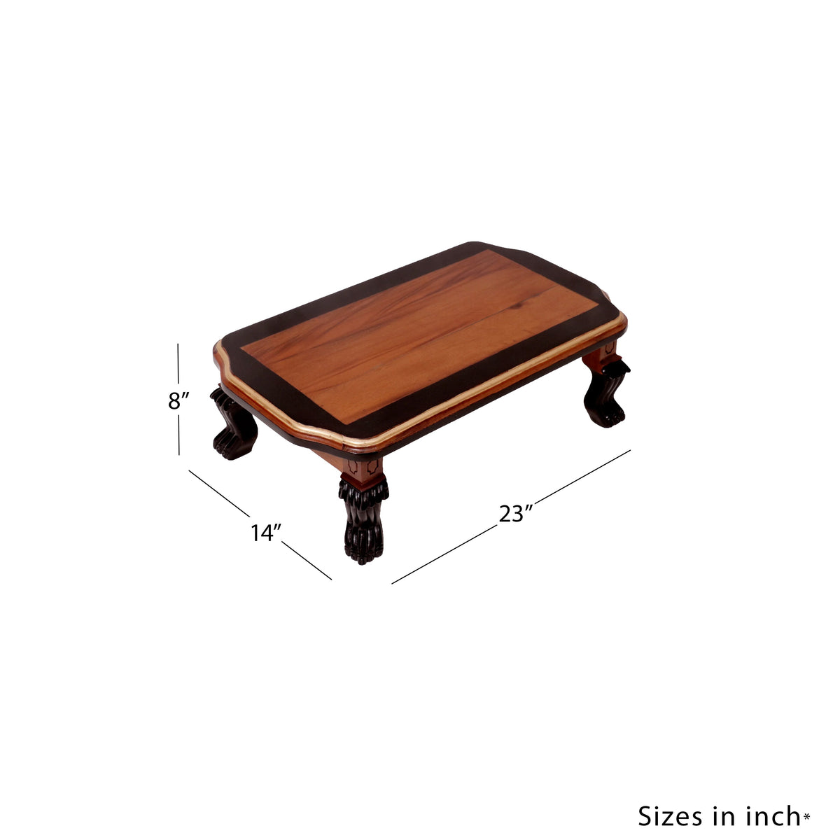 Aster Solid Wood Bajot Table — view 2