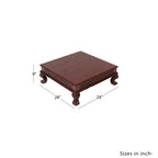 Zelia Carved Bajot Table — view 2